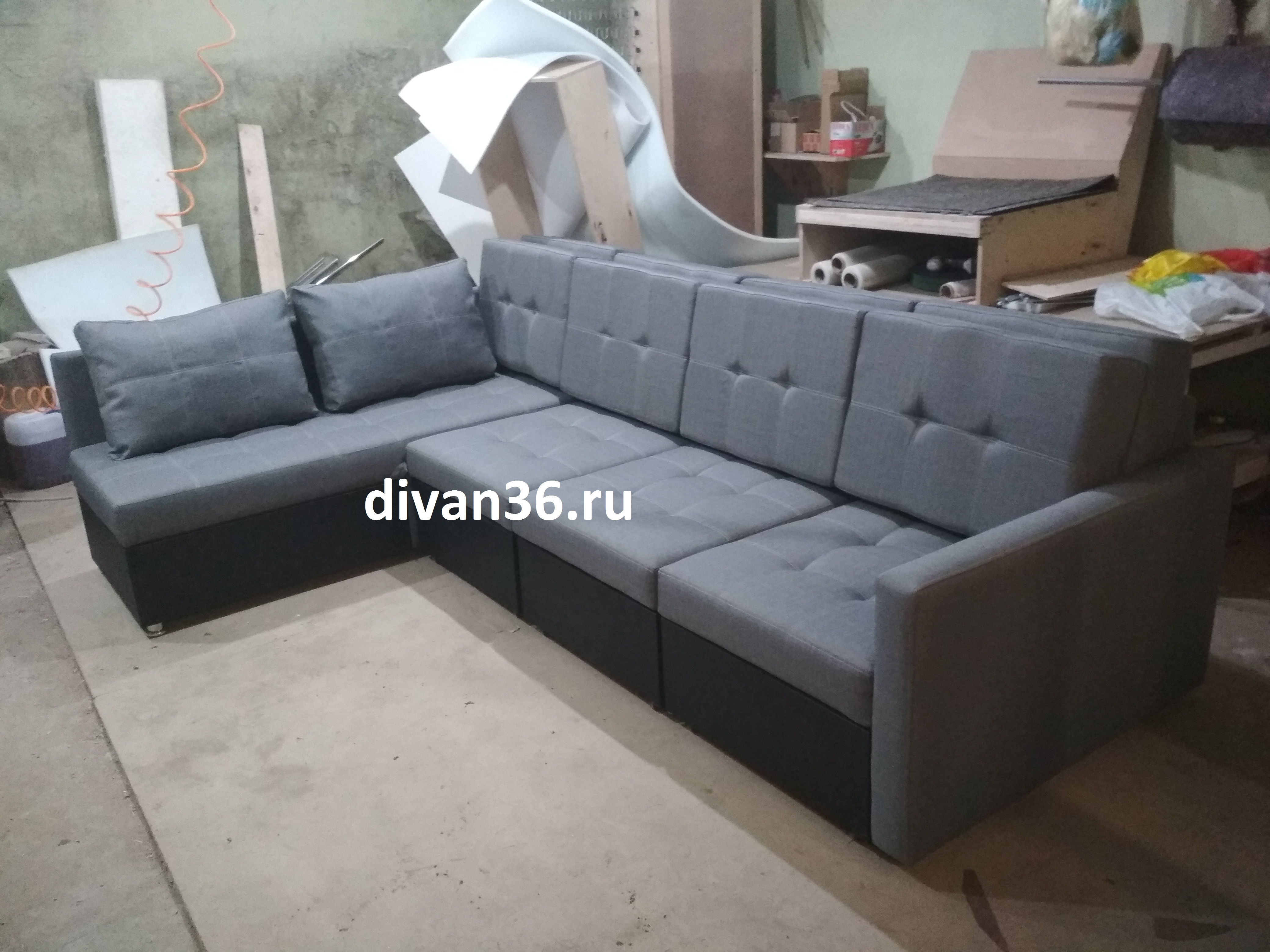 Модульный угловой диван по индивидуальному заказу Воронеж