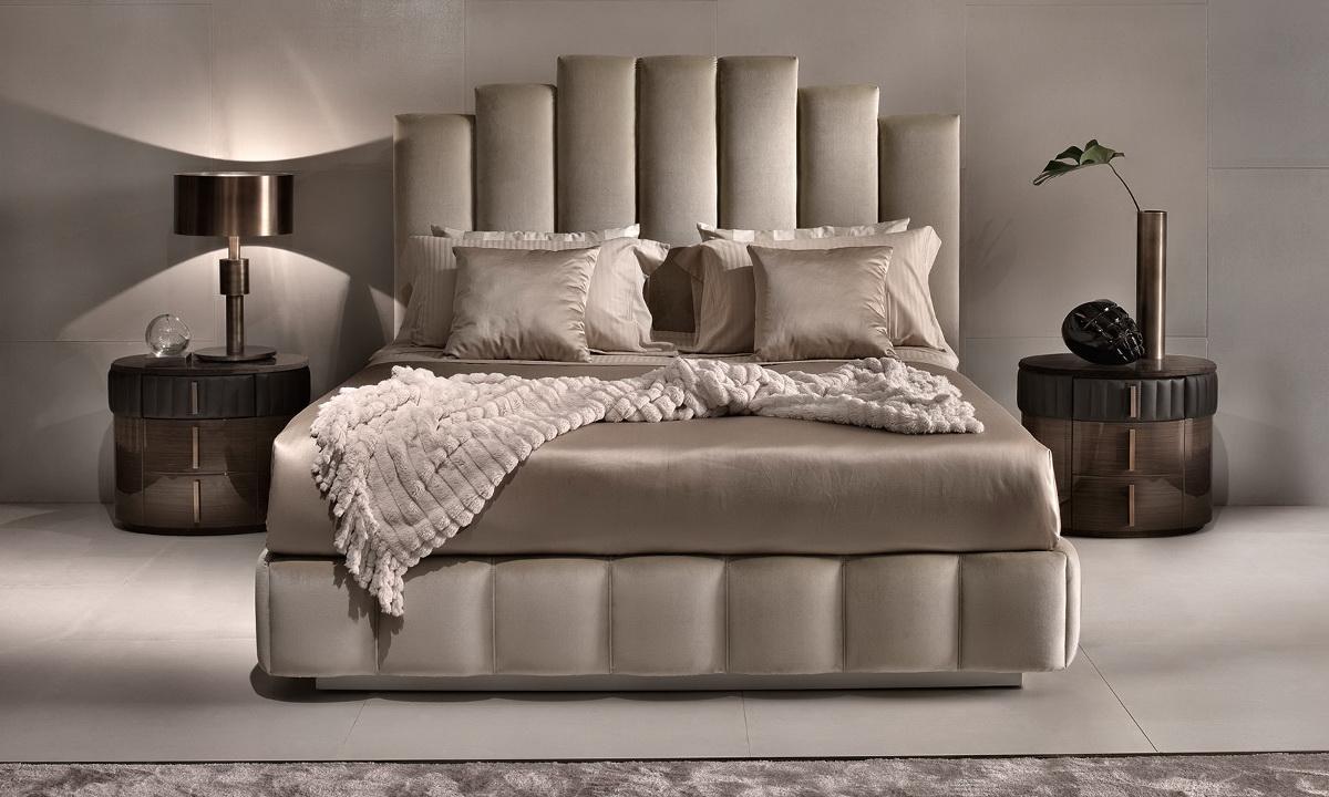 Эксклюзивная кровать с мягкими панелями