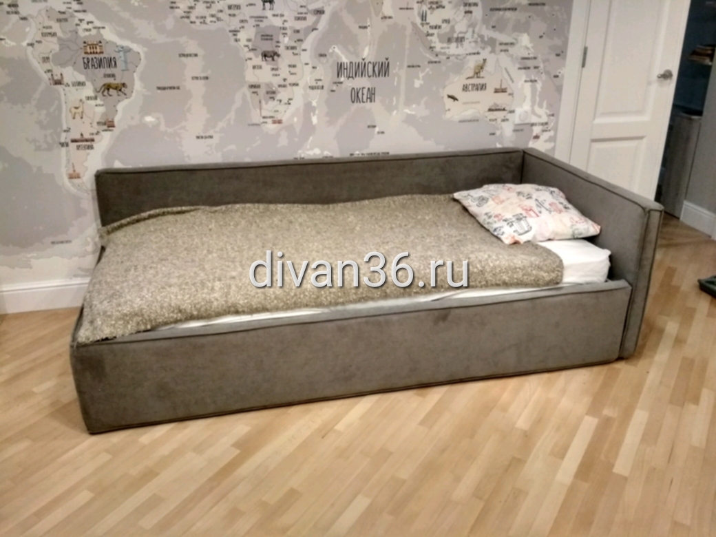 Кровать с мягкой спинкой на заказ Воронеж